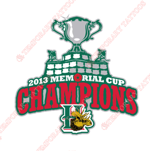 Halifax Mooseheads Customize Temporary Tattoos Stickers NO.7433